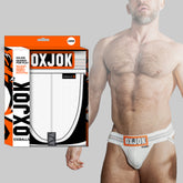 Oxjock Slingjock Slider Strap Jock Strap White Snow Large Jockstraps